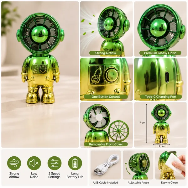 AstroBot_Mini_USB_Rechargeable_Fan_Collection