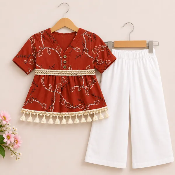 Rich_Rang_Girls_Tassel_Trim_Printed_Top_&_Palazzo_Co-Ord_Set