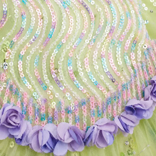 Girls_Lime_Green_Sequin_Party_Wear_Gown_|_Sleeveless_Net_Princess_Dress_with_3D_Floral_Appliqu�_|_Fancy_Birthday_&_Wedding_Dress_for_Girls