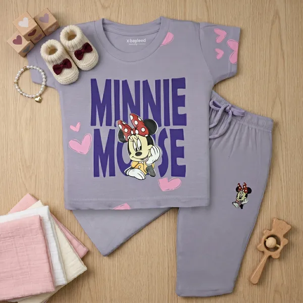 BAYLEAF_CUTE_MINNIE_MOUSE_GIRLS_T-SHIRT_&_CAPRI_SET___PREMIUM_CARTOON_SUMMER_COLLECTION