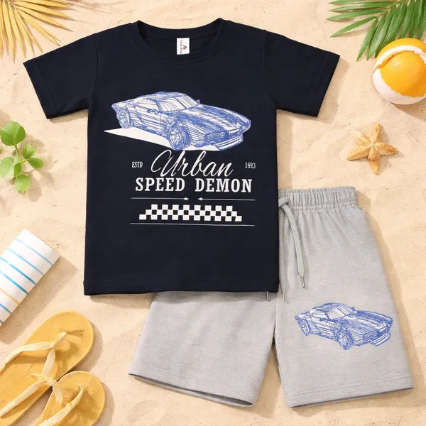 AURA_MODA_TRENDY_GRAPHIC_PRINTED_KIDS_T-SHIRT_&_SHORTS_SET_�_SUMMER_COLLECTION