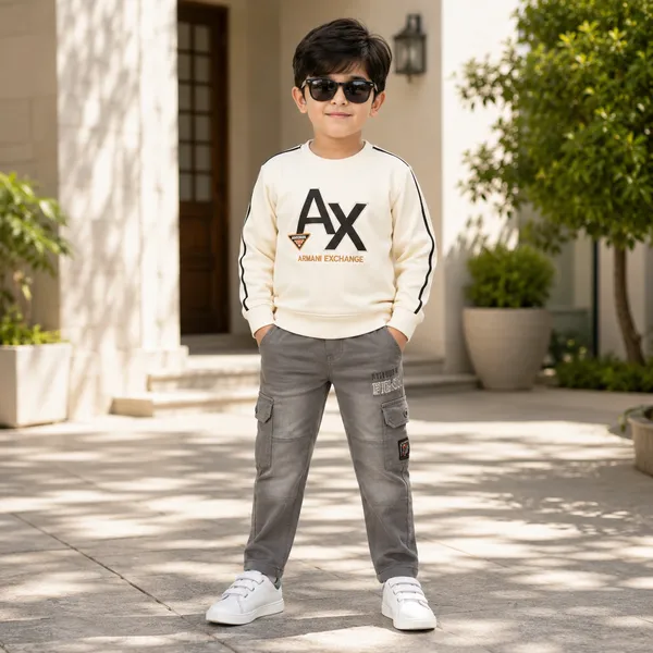 FIRST_DAY_AX_ARMANI_EXCHANGE_BOYS'_SWEATSHIRT_&_PANT_SET