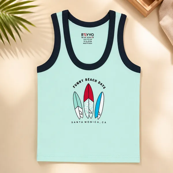 Boys_Aqua_Blue_Cotton_Sleeveless_Vest_|_Sunny_Beach_Day_Surfboard_Print_Round_Neck_Tank_Top_|_Soft_Everyday_Innerwear_for_Kids