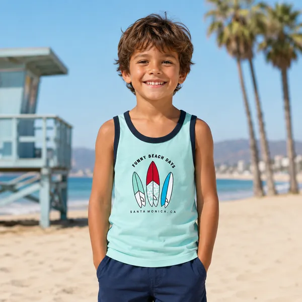 Boys_Aqua_Blue_Cotton_Sleeveless_Vest_|_Sunny_Beach_Day_Surfboard_Print_Round_Neck_Tank_Top_|_Soft_Everyday_Innerwear_for_Kids