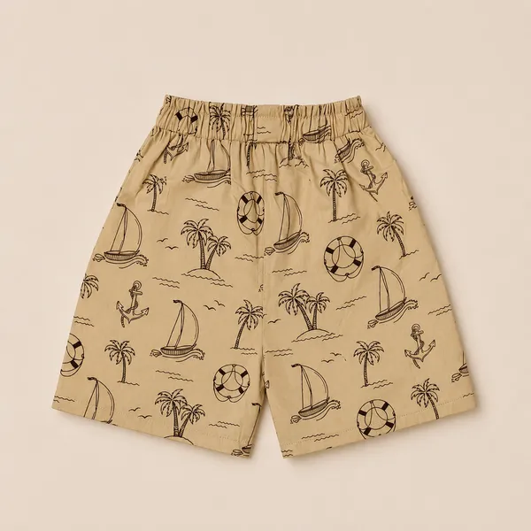 Natkhat_Baby_Boys_Pure_Cotton_Beach_Print_Shirt_&_Shorts_Co-Ord_Set_|_Summer_Casual_Wear_for_Toddlers