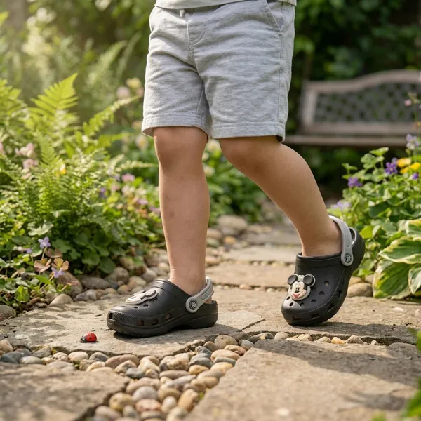 Kids_Cartoon_Frog_Garden_Clogs_|_Lightweight_EVA_Clogs_with_Adjustable_Back_Strap_|_Soft_Cushioned_Anti-Slip_Casual_Sandals_for_Boys_&_Girls_|_Beige_&_Olive_Green