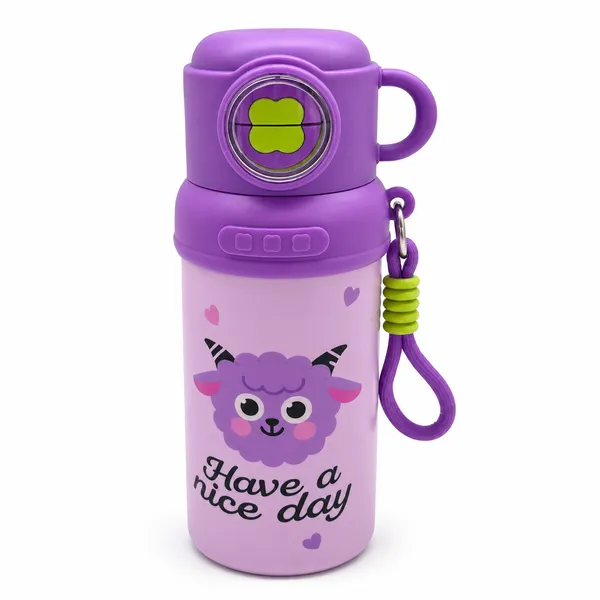 Cute_Cartoon_Lamb_Kids_Water_Bottle_with_Silicone_Cover_&_Strap_|_Leakproof_School_Water_Bottle_for_Boys_&_Girls