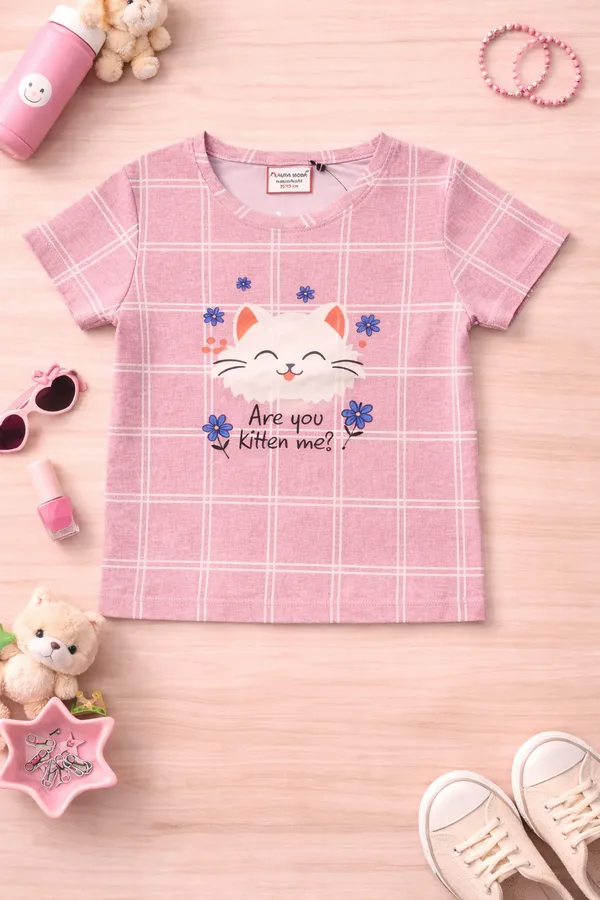 Aura_Moda_Kids_Premium_T-Shirt_&_Capri_Set_(3/4th)_Soft_&_Comfortable_Outfit