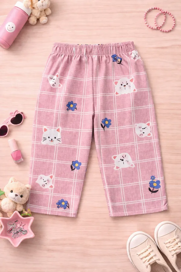 Aura_Moda_Kids_Premium_T-Shirt_&_Capri_Set_(3/4th)_Soft_&_Comfortable_Outfit