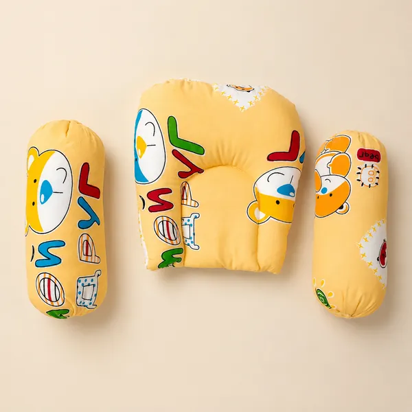 4-Piece_Newborn_Baby_Bedding_Set_|_Soft_Cotton_Baby_Mattress_with_Pillow_&_Bolsters