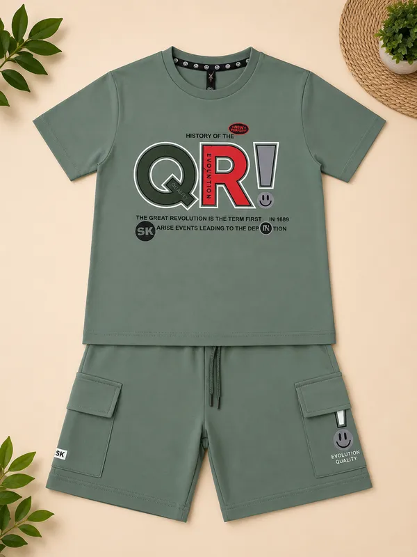 Dolphin_Boys_Printed_T-Shirt_&_Cargo_Shorts_Co-Ord_Set_|_Stylish_Casual_Wear_Outfit_Set