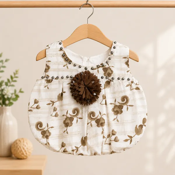 Girls_Floral_Printed_Top_&_Skirt_Co-Ord_Set_|_Soft_&_Comfortable_Sleeveless_Cotton_Outfit_for_Girls_|_Stylish_Casual_&_Party_Wear_Kids_Dress_Set