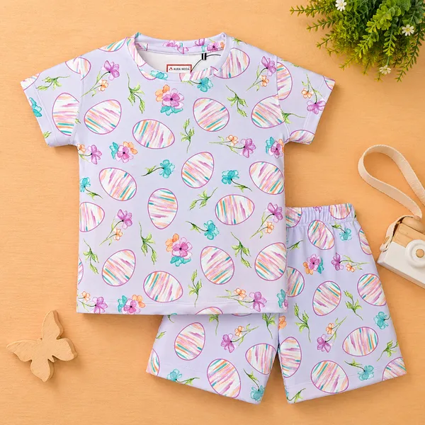 AURA_MODA_CUTE_PRINTED_GIRLS_T-SHIRT_&_SHORTS_SET_SUMMER_COMFORT_COLLECTION