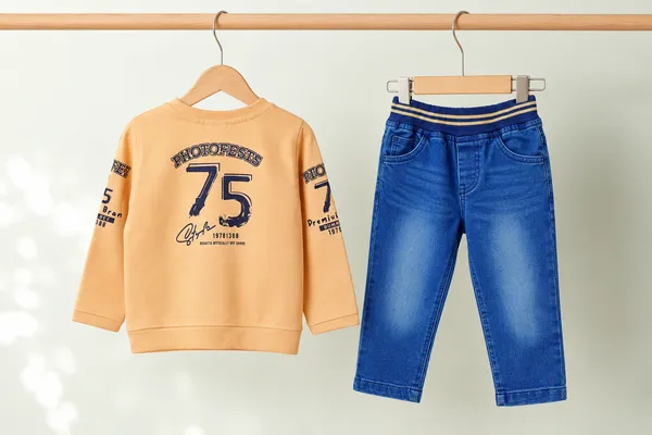 BUMBLEBEE_PEACH_MONSTER_TRUCK_PRINT_SWEATSHIRT_&_BLUE_JOGGER_PANT