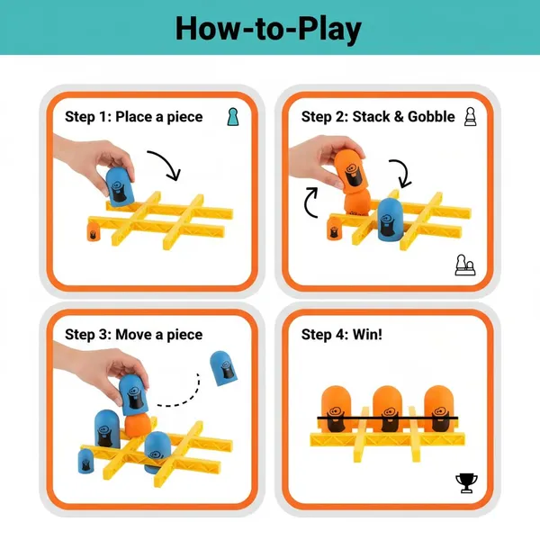 Gobble_Strategy_Board_Game_for_Kids_&_Family_3D_Tic_Tac_Toe_Intelligence_Game