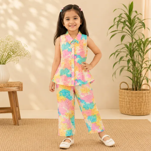 Girls_Pastel_Splash_Sleeveless_Co-Ord_Set