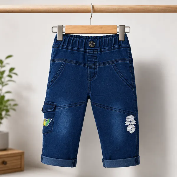 VINEE_PINK_GA_STYLE_SWEATSHIRT_&_BLUE_DENIM_JOGGER_SET