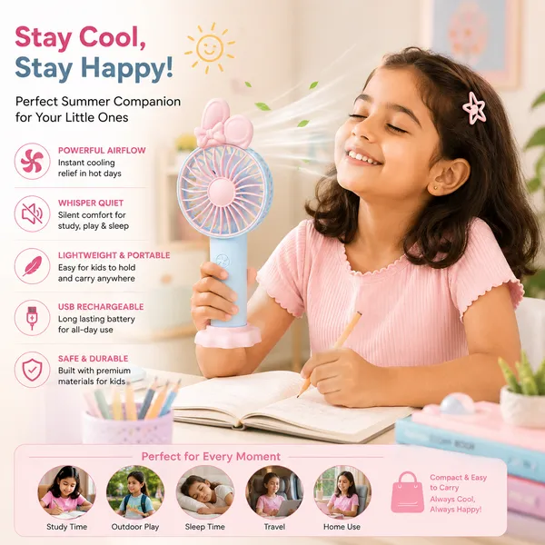 Bunny_Bow_Mini_USB_Rechargeable_Fan_Collection