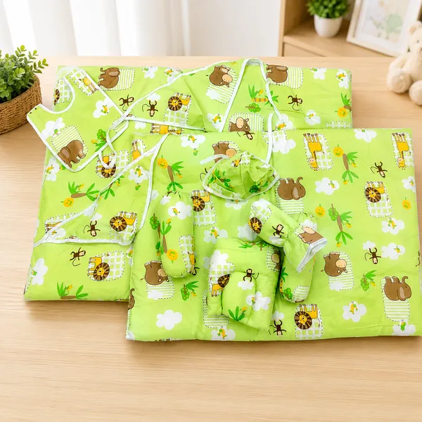 10-Piece_Newborn_Baby_Bedding_Gift_Set_|_Soft_Cotton_Baby_Mattress,_Carry_Nest,_Pillow_&_Accessories