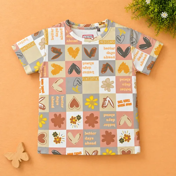 AURA_MODA_CUTE_PRINTED_GIRLS_T-SHIRT_&_SHORTS_SET_SUMMER_COMFORT_COLLECTION