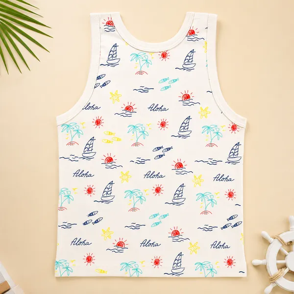 Boys_White_Printed_Cotton_Sleeveless_Vest_|_Soft_Round_Neck_Summer_Innerwear_Tank_Top_for_Kids