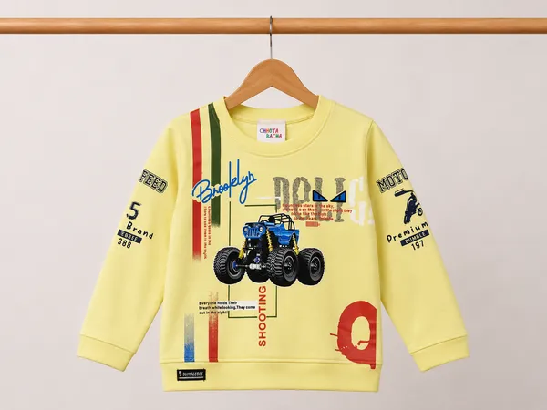 BUMBLEBEE_LEMON_MONSTER_TRUCK_PRINT_SWEATSHIRT_&_BLUE_JOGGER_PANT