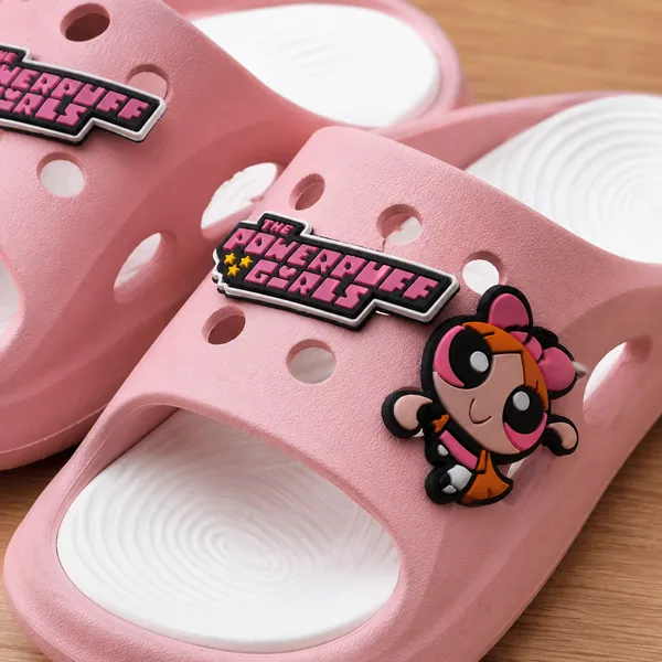 Kids_Cartoon_Powerpuff_Girls_Slide_Slippers_|_Soft_Cushioned_Lightweight_EVA_Anti-Slip_Casual_Bathroom_&_Beach_Slides_|_Pink_&_White