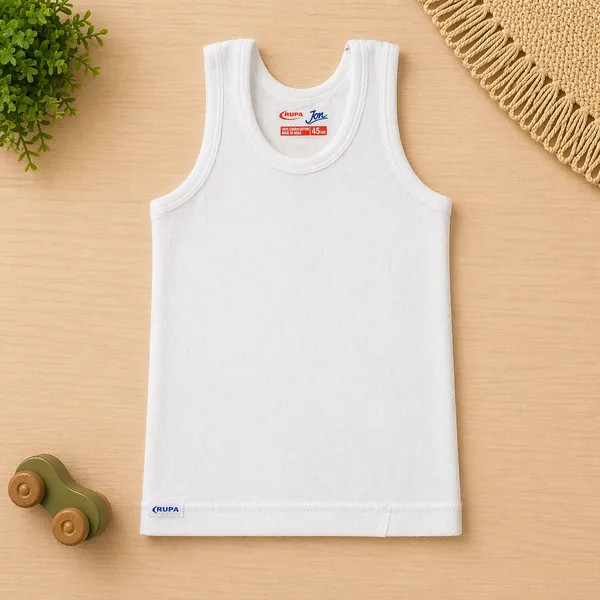 RUPA_JON_KIDS_WHITE_COTTON_SLEEVELESS_VEST_/_BANYAN_�_PACK_OF_5