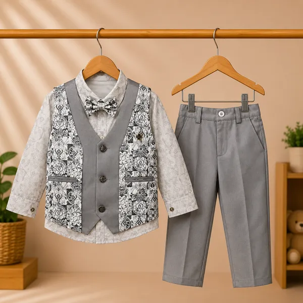 MUNKEY_BOYS_DESIGNER_PARTY_WEAR_WAISTCOAT_SUIT_SET_(4-PIECE)