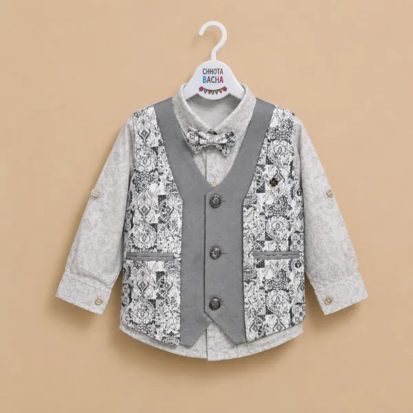 MUNKEY_BOYS_DESIGNER_PARTY_WEAR_WAISTCOAT_SUIT_SET_(4-PIECE)