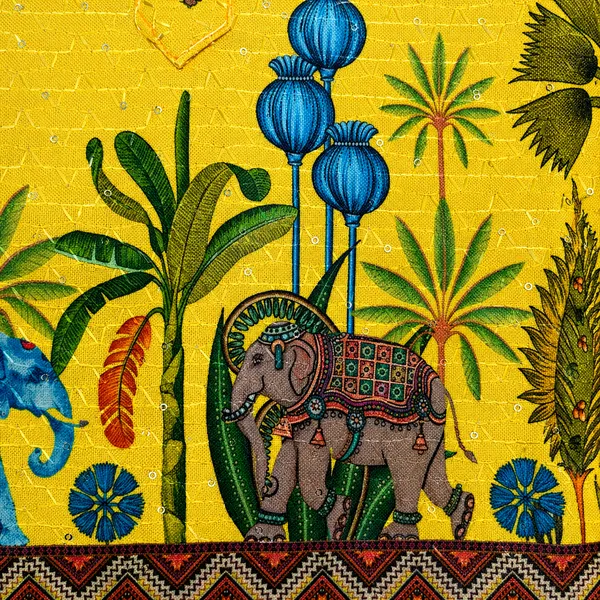 Taj_Boys_Printed_Ethnic_Kurta_Pajama_Set_Elephant_&_Jungle_Theme_Kurta_with_White_Pajama