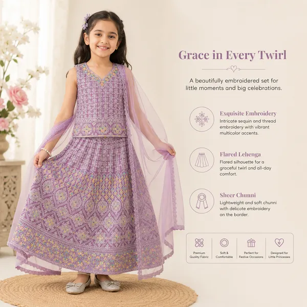 Girls_Embroidered_Lehenga_Choli_Set_with_Soft_Net_Dupatta_|_Floral_Ethnic_Party_Wear_|_Festive_Wedding_Outfit_for_Girls