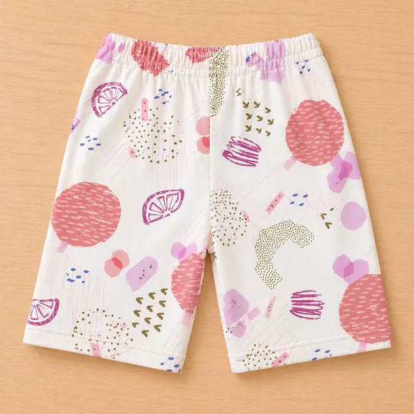 AURA_MODA_CUTE_PRINTED_GIRLS_T-SHIRT_&_SHORTS_SET_SUMMER_COMFORT_COLLECTION