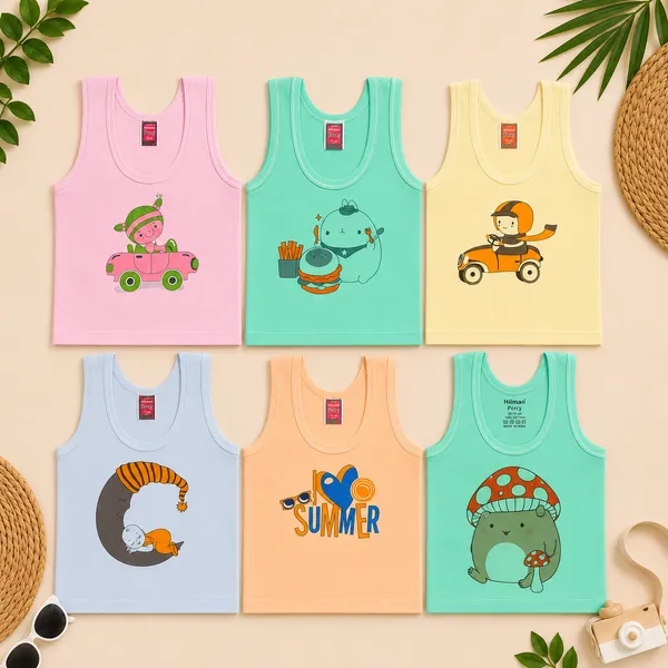 Hillman_Percy_Kids_Printed_Cotton_Sleeveless_Vest_Pack_of_6_|_100%_Cotton_|_Soft_&_Breathable