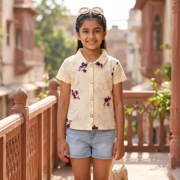 Bayleaf_Girls_Cotton_Floral_Shirt_Pastel_Embroidered_Button-Down_Summer_Top