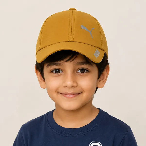 Kids_Puma_Style_Cotton_Baseball_Cap_for_Boys_&_Girls_|_Adjustable_Sports_Cap_|_Khaki