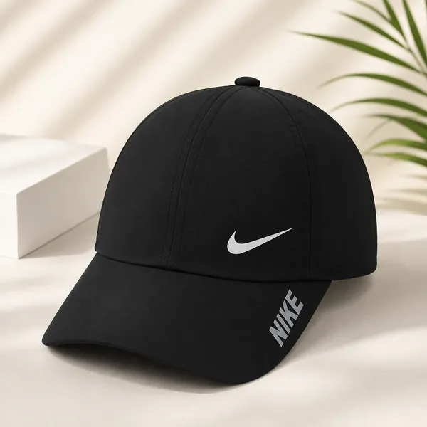 Kids_Nike_Style_Sports_Baseball_Cap_for_Boys_&_Girls_|_Adjustable_Cotton_Summer_Sun_Cap_|_Black