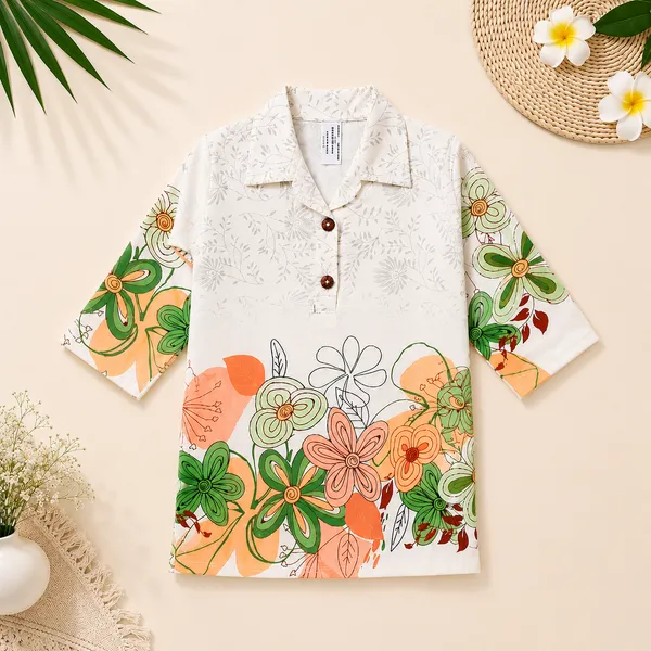 Girls_Floral_Printed_Shirt_&_Pant_Co-Ord_Set