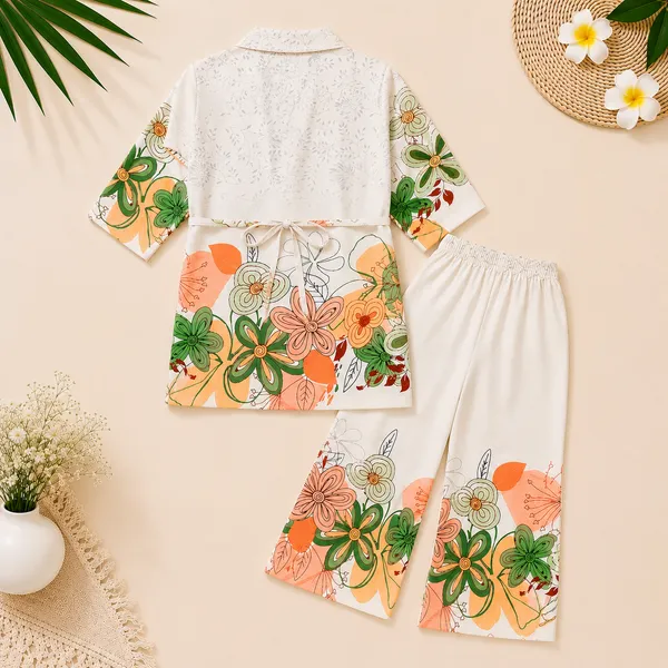 Girls_Floral_Printed_Shirt_&_Pant_Co-Ord_Set