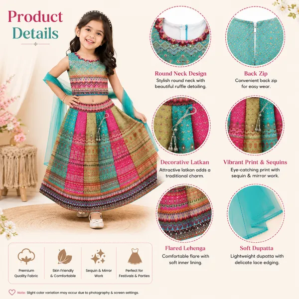 Girls_Printed_3_Piece_Ethnic_Lehenga_Choli_Set_|_Traditional_Festive_Wear_with_Matching_Dupatta