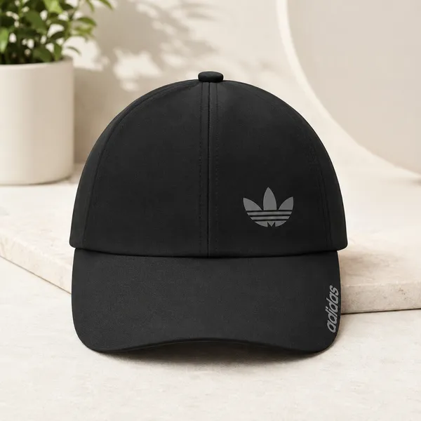 Kids_Cotton_Baseball_Cap_withAdidas_Front_Logo_|_Adjustable_Curved_Brim_Cap_|_Black