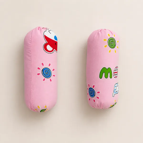 4-Piece_Newborn_Baby_Bedding_Set_|_Soft_Cotton_Baby_Mattress_with_Pillow_&_Bolsters