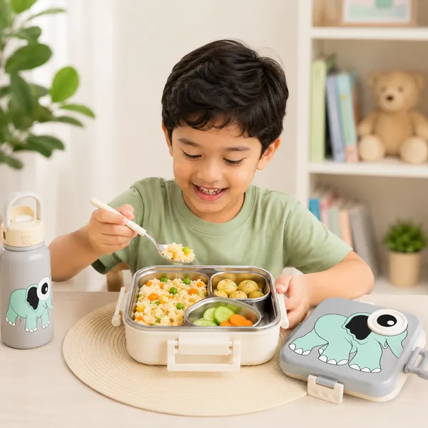 Kids_Stainless_Steel_Elephant_Lunch_Box_|_Leakproof_BPA-Free_Bento_Tiffin_Box