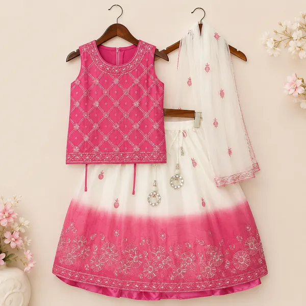 Girls_Embroidered_Ombre_Lehenga_Choli_with_Dupatta