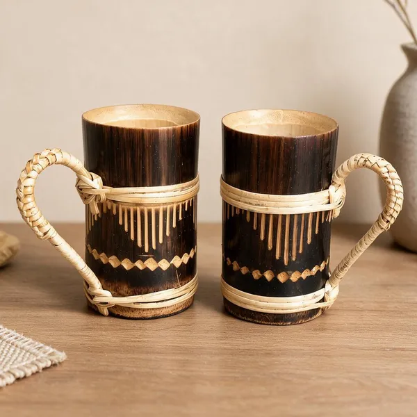 Bamboo_Beer/_Coffee_Cup_|_Traditional_Tea_Coffee_Mug_|_for_Kitchen,_Office,_Home,_Bars_&_Restaurants_|_Traditional_Handmade_|Brown_Pack_of_2_(_13_cm_x_8_cm)