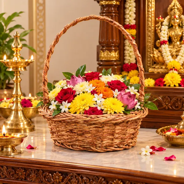 Handwoven_Natural_Wicker_Basket_with_Tall_Handle_|_Rustic_Cane_Storage_Basket_for_Fruits,_Flowers,_Vegetables,_Gift_Hampers,_Home_Décor,_Wedding_&_Festival_Decoration