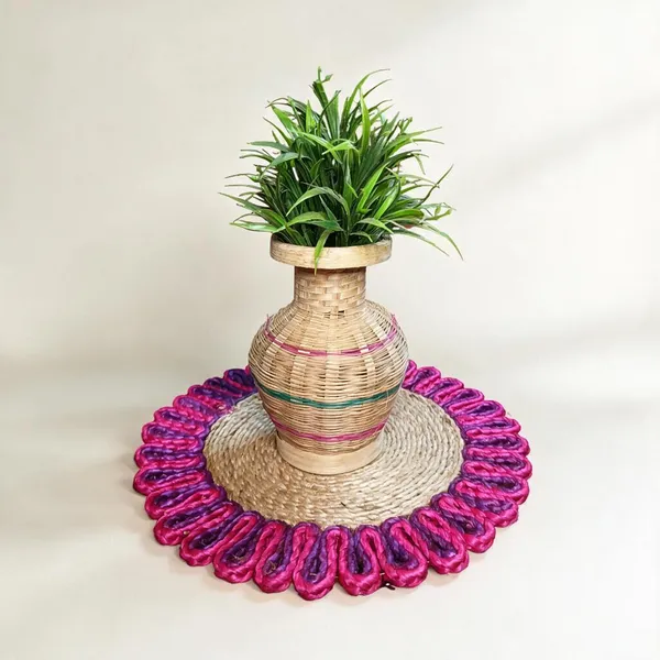 White,_Pink_&_Green_Bamboo_Premium_&_Elegant_Table_Flower_Vase_For_Art_Decor