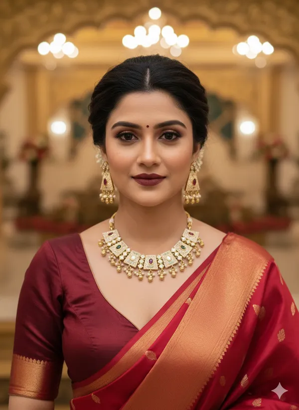 Multicolor_Kundan_Copper_Brass_Necklace_with_Earring_Set