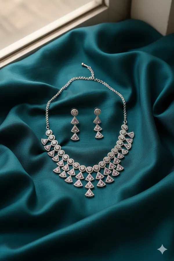 Pink_American_Diamond_Cubic_Zirconia_Necklace_with_Earrings_for_Women
