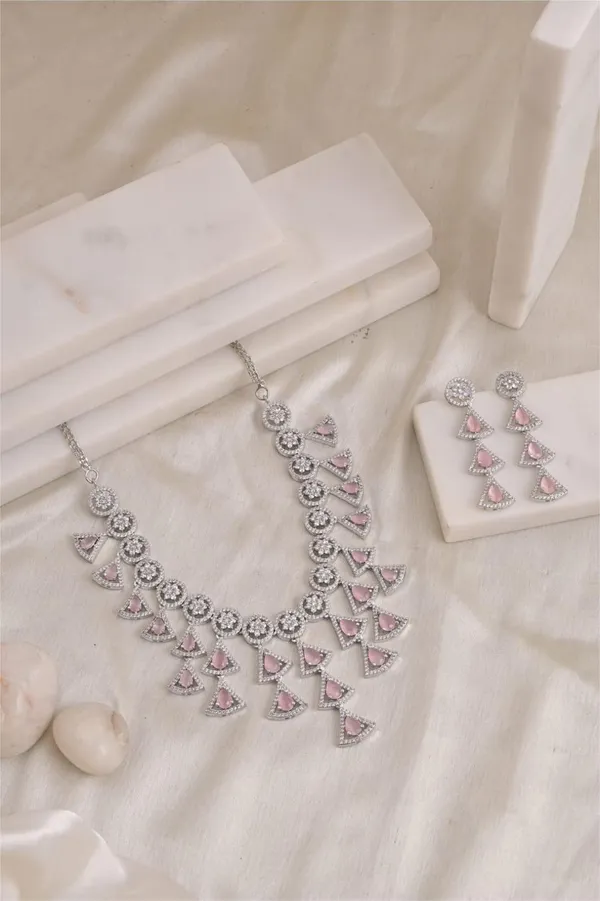 Pink_American_Diamond_Cubic_Zirconia_Necklace_with_Earrings_for_Women